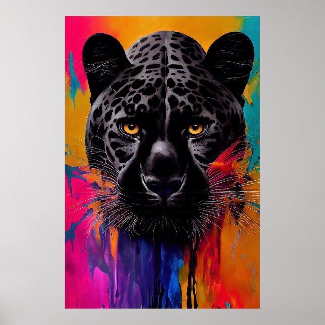 Panther Animal Discovery Adventure Nature Planet E Poster (Vorne)