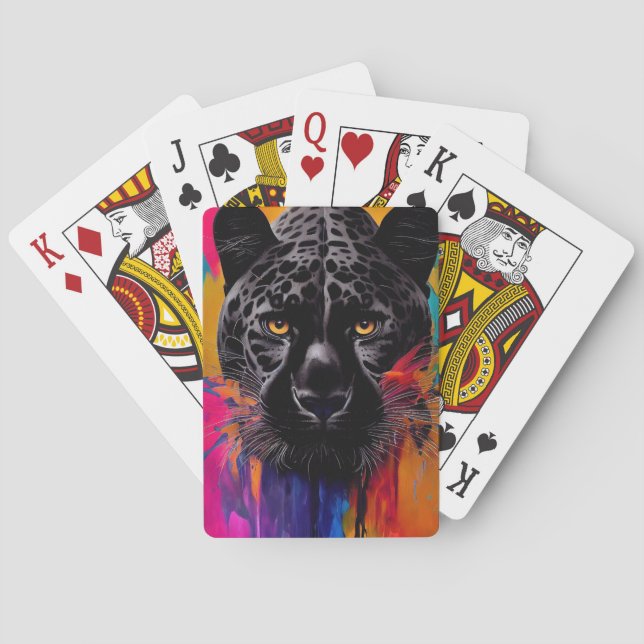 Panther Animal Discovery Adventure Nature Planet E Spielkarten (Rückseite)