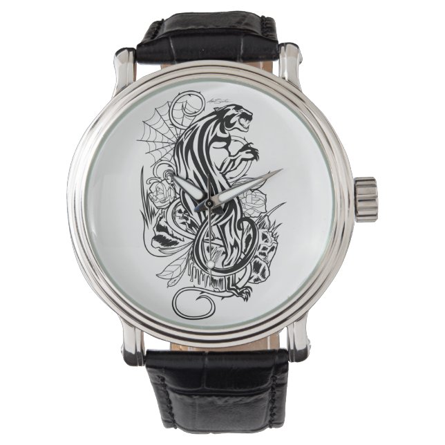 Panther Armbanduhr (Vorderseite)