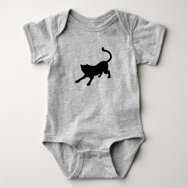 Panther Baby Bodysuit Strampler (Vorderseite)