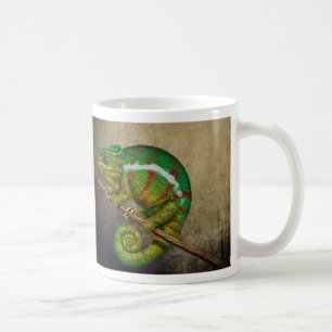 Panther Chameleon Digitales Gemälde Kaffeetasse