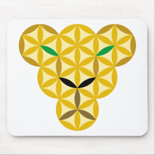 Panther Cub of Life - Heilige Tiere. Mousepad