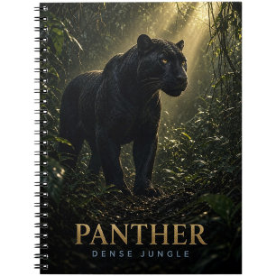 Panther Dichter Dschungel Wildlife TIER Notizblock