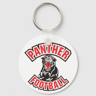 PANTHER-FUSSBALL-Rot Schlüsselanhänger