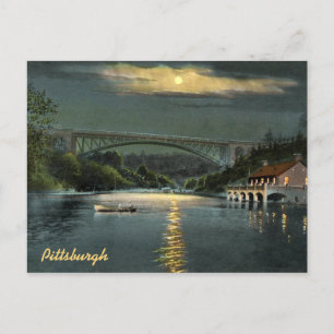 Panther Hollow Lake Vintage-Postkarte Postkarte