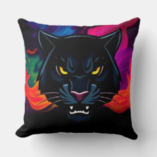 Panther Illustration betont Kreativität Kissen