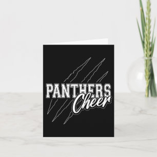 Panther jubeln zurück in die Schule und führen Tea Karte