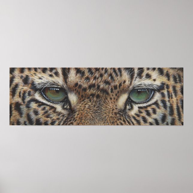 Panther Leoparden Poster (Vorne)