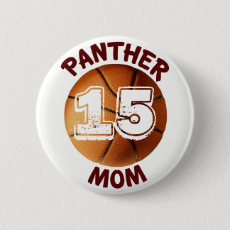 Panther-Mama-Basketball-Knopf Button