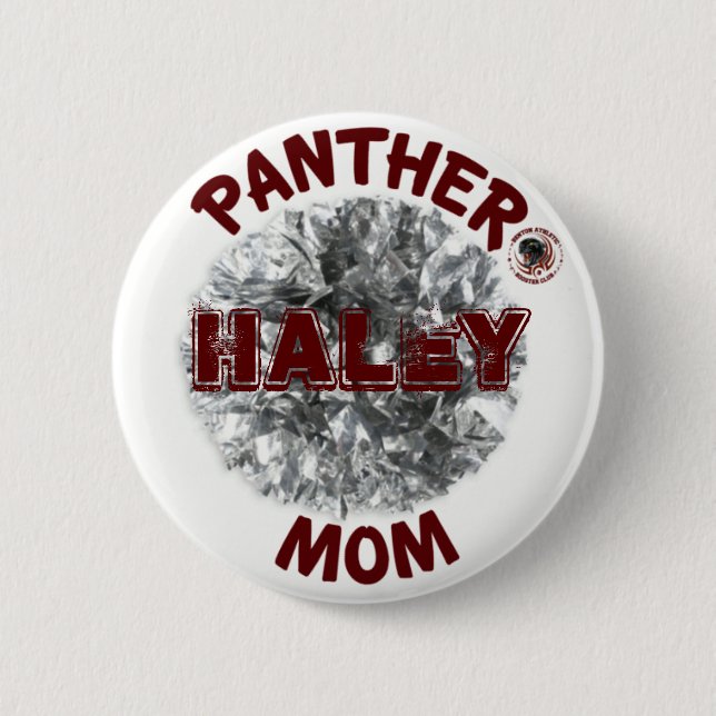 Panther-Mama-Beifall-/Tanz-Knopf gefördert durch Button (Vorderseite)