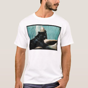 Panther mit Piercing Augen T-Shirt