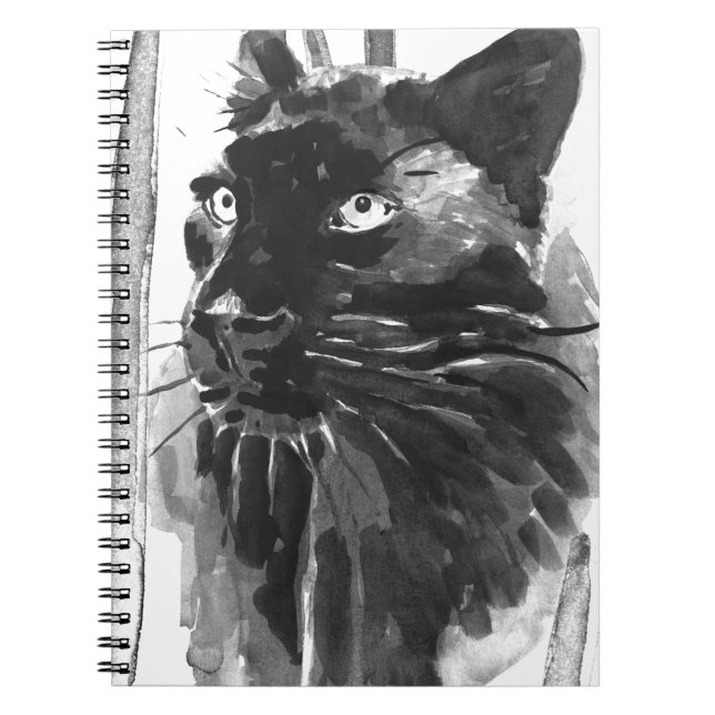 Panther Portrait Notizblock (Vorderseite)