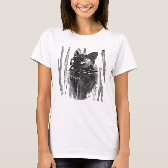 Panther Portrait T-Shirt (Vorderseite)