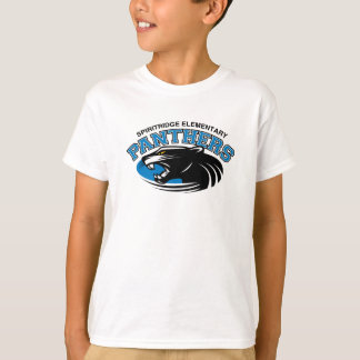 Panther Ringer-T-Shirt (weiß/schwarz) T-Shirt