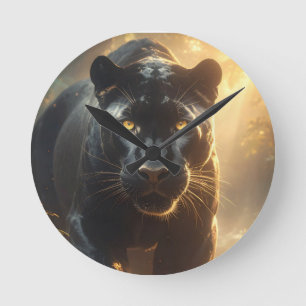 Panther Round Clock - Eleganz durch Design Runde Wanduhr