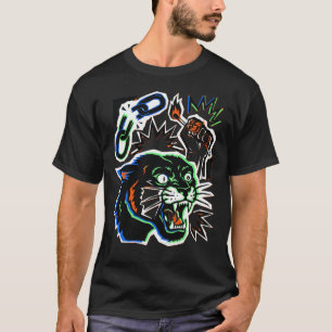 Panther-Shirt Streetwear Grafik 'Ketten brechen' T-Shirt