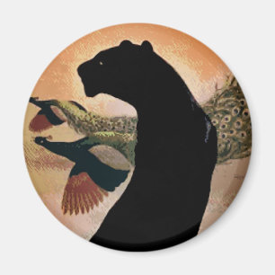 Panther-Sonnenuntergang-Magnet Magnet