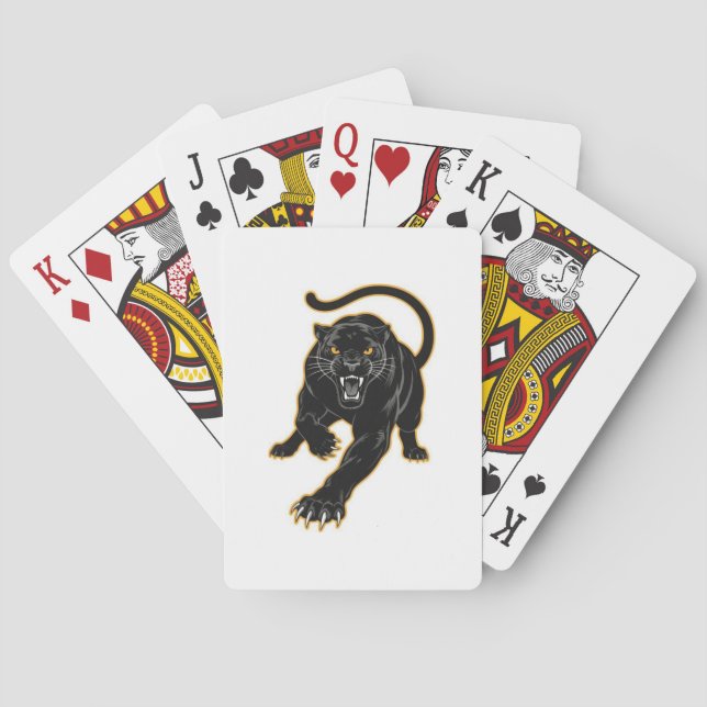 Panther Spirit Luxury Spielkarten (Rückseite)