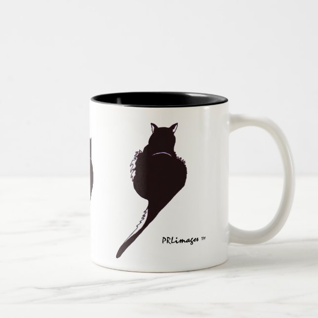 Panther-Tasse Zweifarbige Tasse (Rechts)