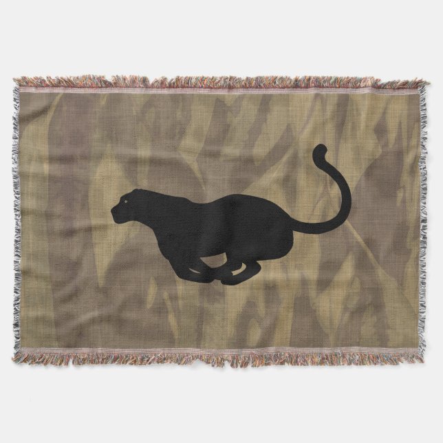 Panther Throw Blanket Decke (Vorderseite)