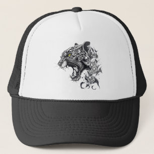 Panther Wild Animal Nature Illustration Kunst, Dic Truckerkappe