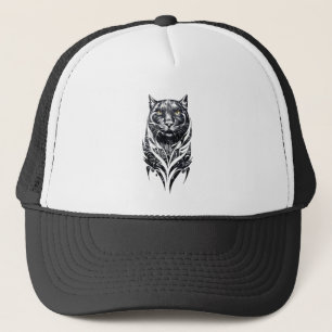 Panther Wild Animal Nature Illustration Kunst, Dic Truckerkappe