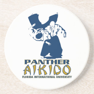 Pantheraikido-Sandstein-Untersetzer Getränkeuntersetzer