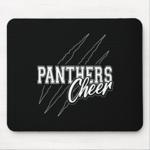 Panthers Cheer Zurück zur Schule Cheerleading-Team Mousepad