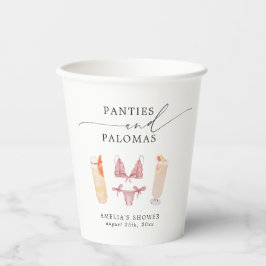 Panties & Palomas Brautparty Bachelorette Pappbecher