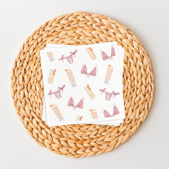 Panties & Palomas Brautparty Bachelorette Serviette (Von Creator hochgeladen)