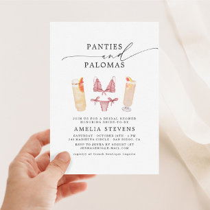 Panties & Palomas Brautparty Junggesellinnenabschi Einladung