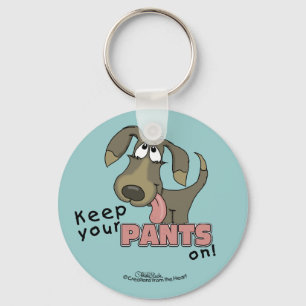 Panting Dog Behalten Pants on Schlüsselanhänger