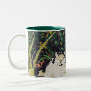 Pantoffel-Malen Zweifarbige Tasse