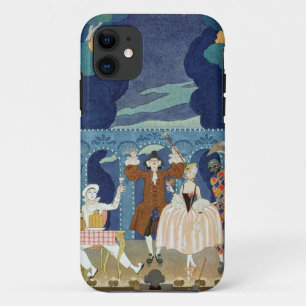 Pantomime Bühne, Illustration für 'Partys Galant Case-Mate iPhone Hülle