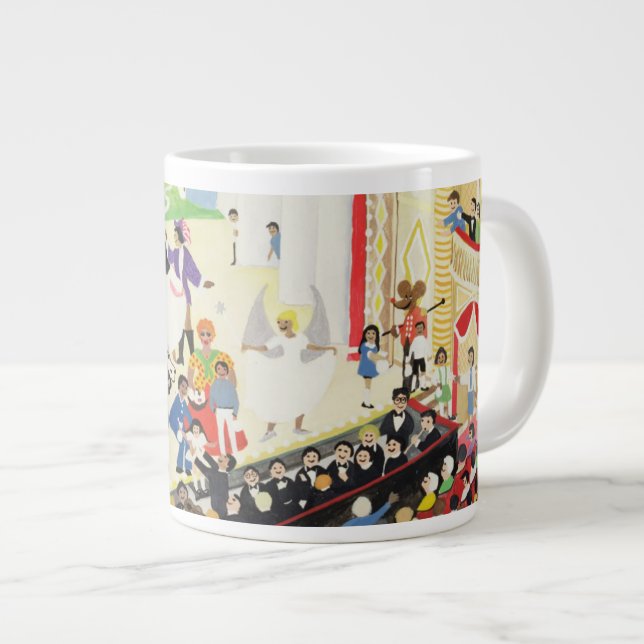 Pantomime Jumbo-Tasse (Vorderseite Rechts)