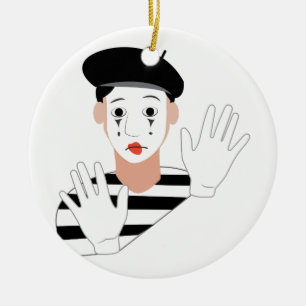 Pantomime Keramikornament