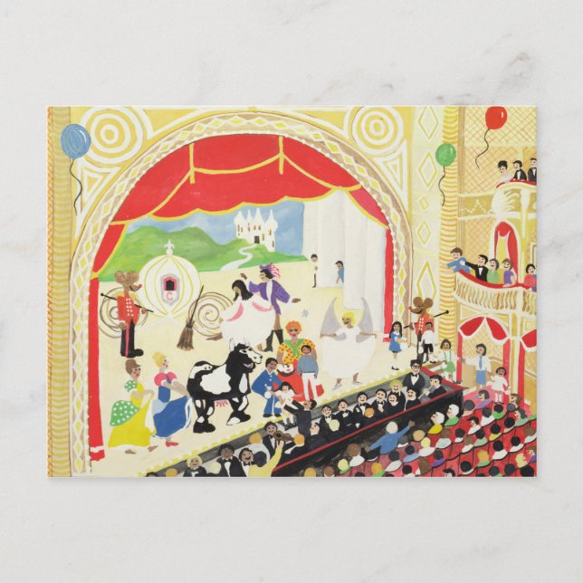 Pantomime Postkarte (Vorderseite)