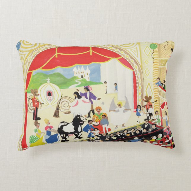 Pantomime Zierkissen (Vorderseite)