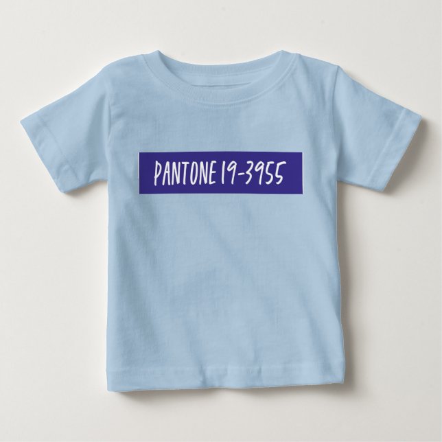Pantone 19-3955 baby t-shirt (Vorderseite)