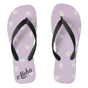 Pantoufles d'impression Aloha - tongs