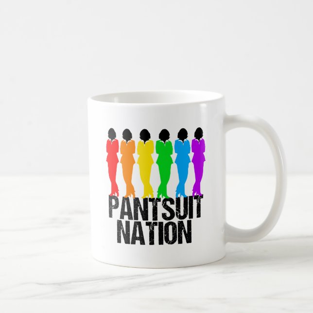 Pantsuit Nation Rainbow Women Kaffeetasse (Rechts)