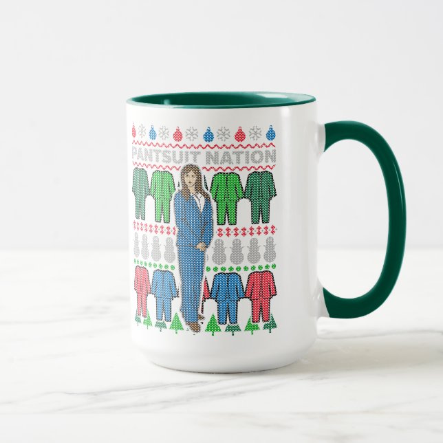 Pantsuit Nation Vilaine Mug Sweat de Noël (Droite)