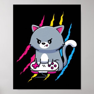 Panual Schwuler Spieler Geek Stolz Lgbt Videospiel Poster