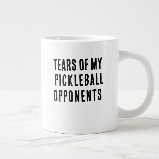 Panvola Tränen meiner Gegner im Pickleball Sport Jumbo-Tasse (Rechts)