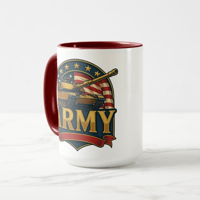 Panzer der Armee Tasse (Vorderseite Links)