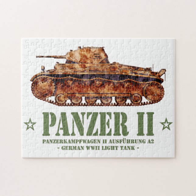 Panzer II A2 Weltkrieg Zweiter deutscher Leuchttur (Horizontal)