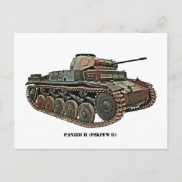 Panzer II Postkarte