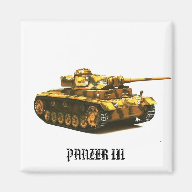 PANZER III Tank Magnet Collection #4 (Vorne)