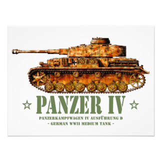 Panzer IV D Zweiter Weltkrieg Mittelalter Zweiter  Fotodruck