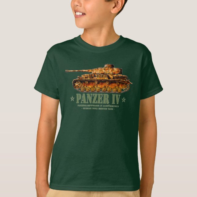 Panzer IV D Zweiter Weltkrieg Mittelalter Zweiter  T-Shirt (Vorderseite)